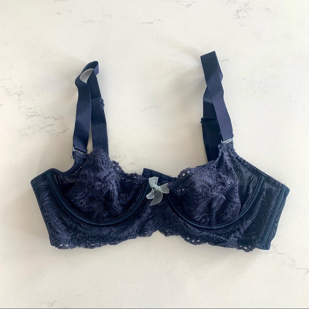ASOS Vero Moda Navy Lace Bra 34B